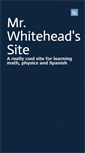 Mobile Screenshot of mrwhitehead.com